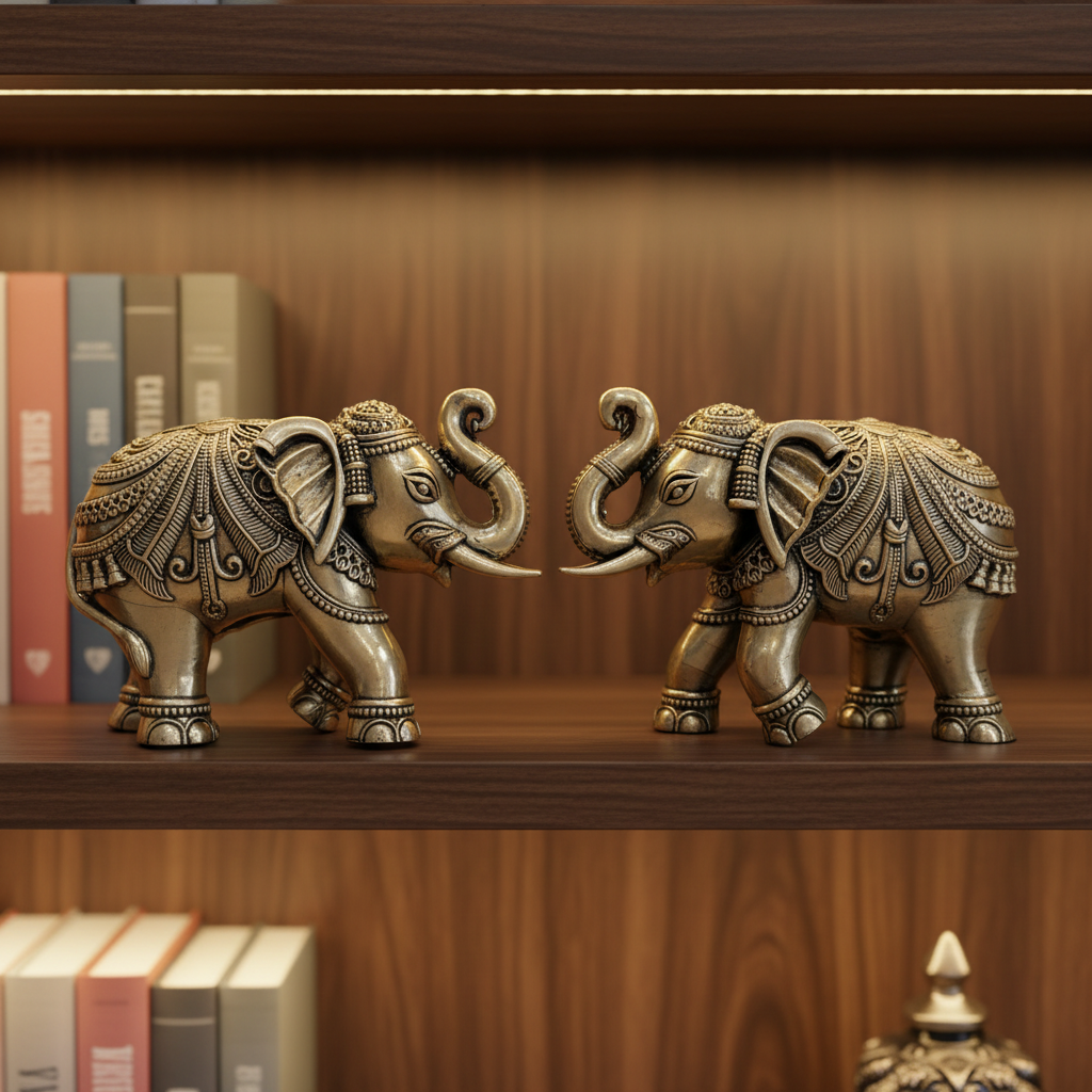 Elephant Pair – Study Room