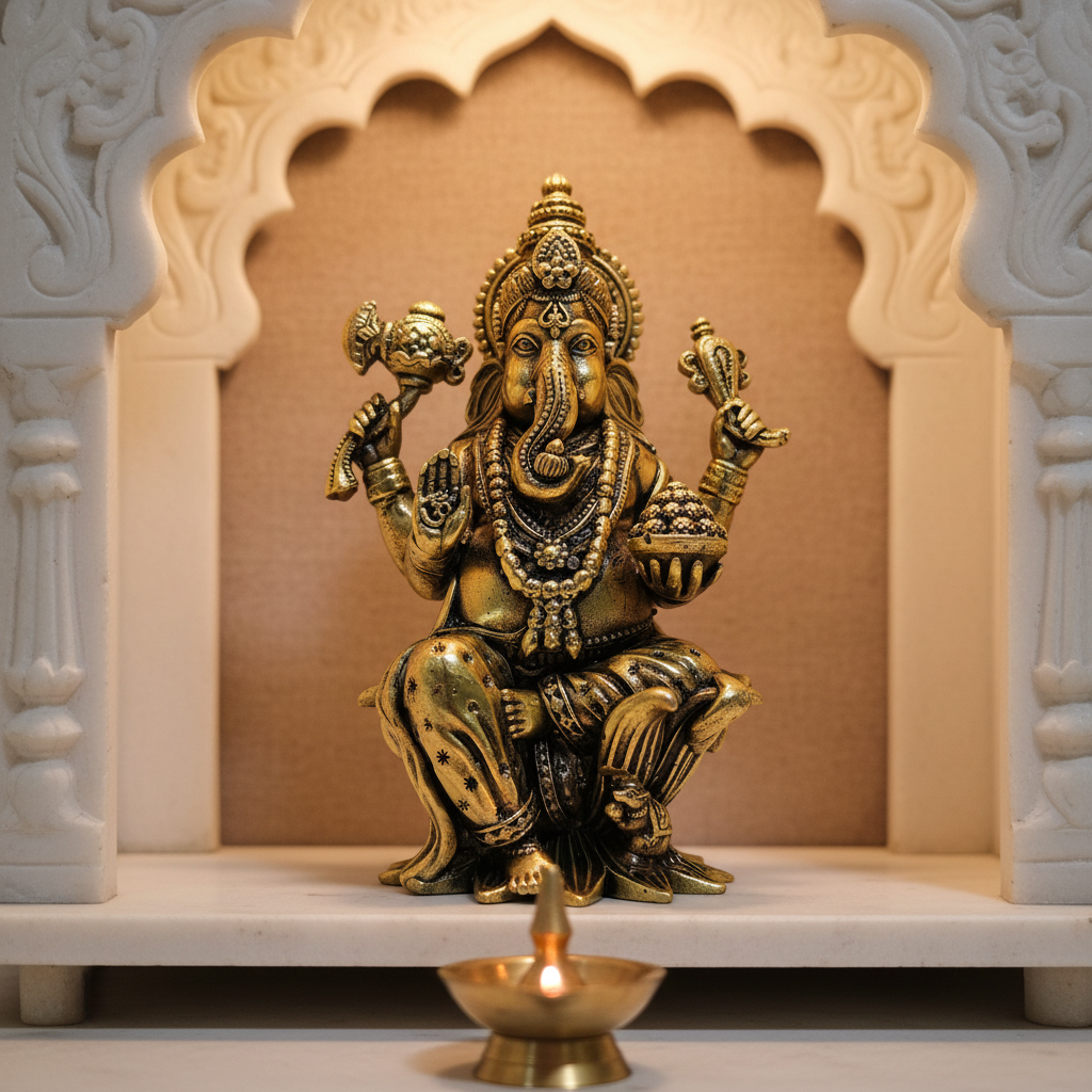Ganesha Mandir Close-Up