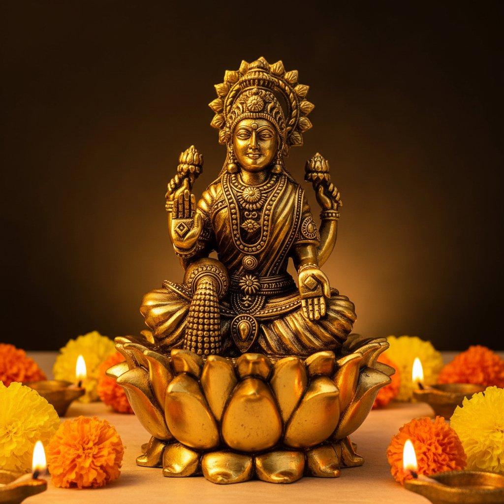 Lakshmi Front — Festive Diwali Bright