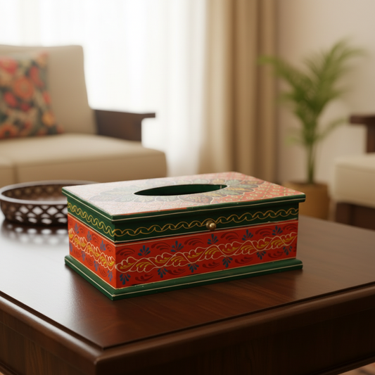 Wooden Tissue Box