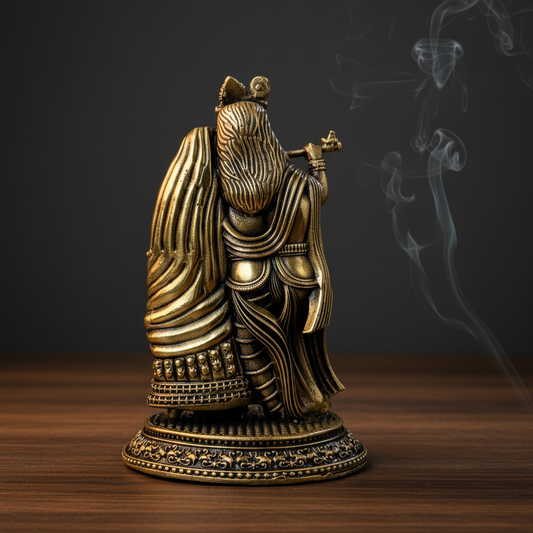 Radha Krishna — Back View Beautified
