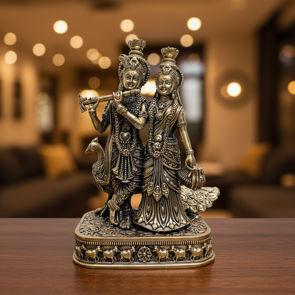 Radha Krishna — Corrected Uniform Colours