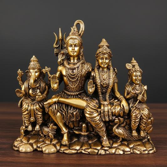 Shiv Parivar — Bright Luminous
