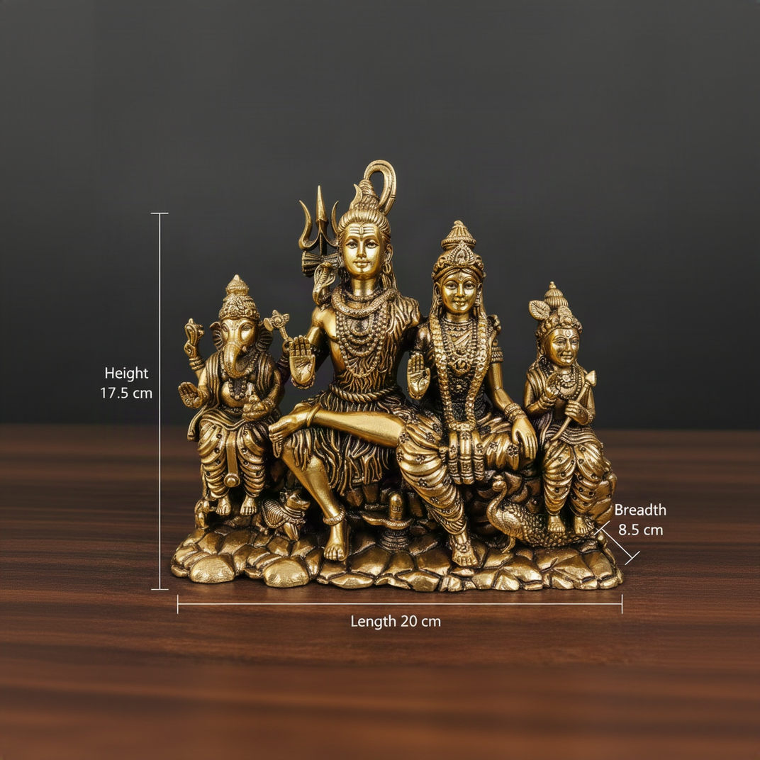 Shiv Parivar Dimension Infographic